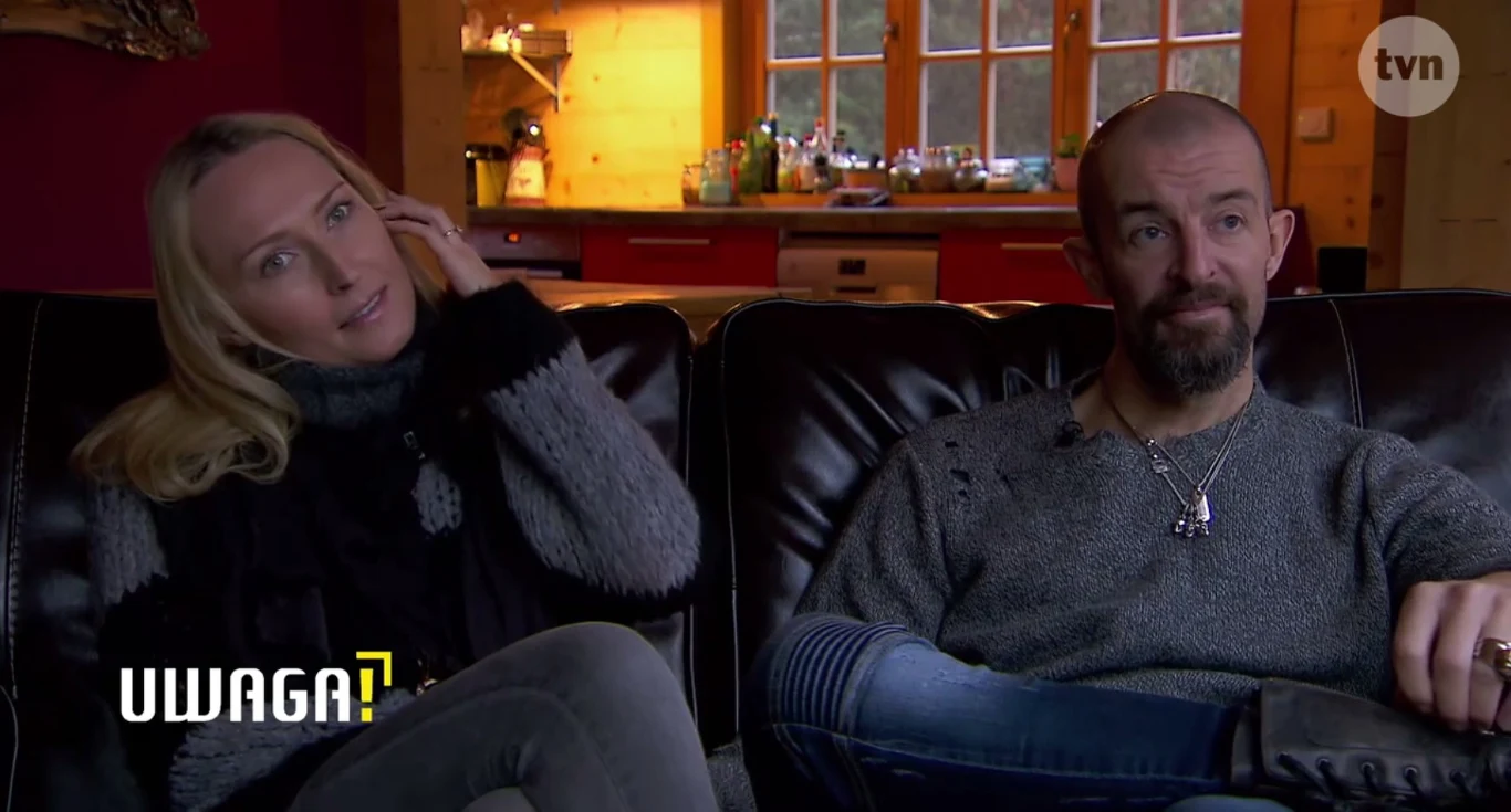 Anita Lipnicka i jej mąż Mark Gray w "Kulisach Sławy" Anita Lipnicka i jej mąż Mark Gray w "Kulisach Sławy"