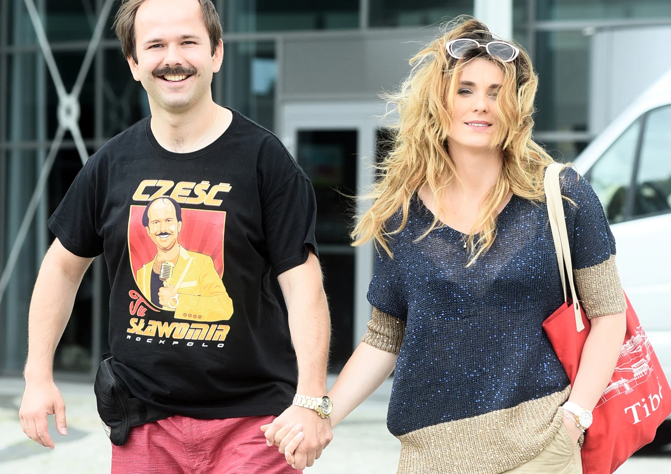 Sławomir z żoną Sławomir z żoną