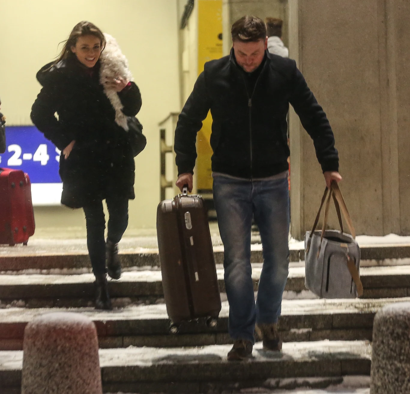 Edyta Herbuś z partnerem Piotrem