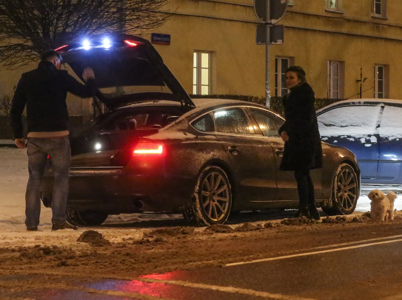 Edyta Herbuś z partnerem Piotrem