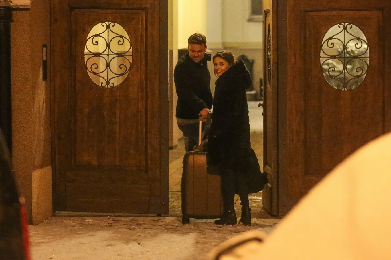 Edyta Herbuś z partnerem Piotrem