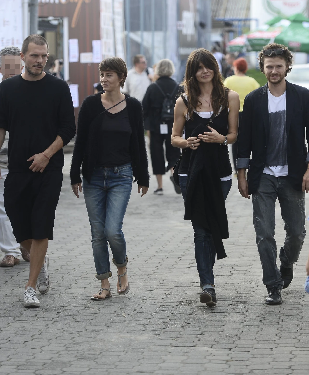 Michał Englert i Maja Ostaszewska, na zdj. z Małgorzatą Szumowską i Mateuszem Kościukiewiczem Michał Englert i Maja Ostaszewska, na zdj. z Małgorzatą Szumowską i Mateuszem Kościukiewiczem