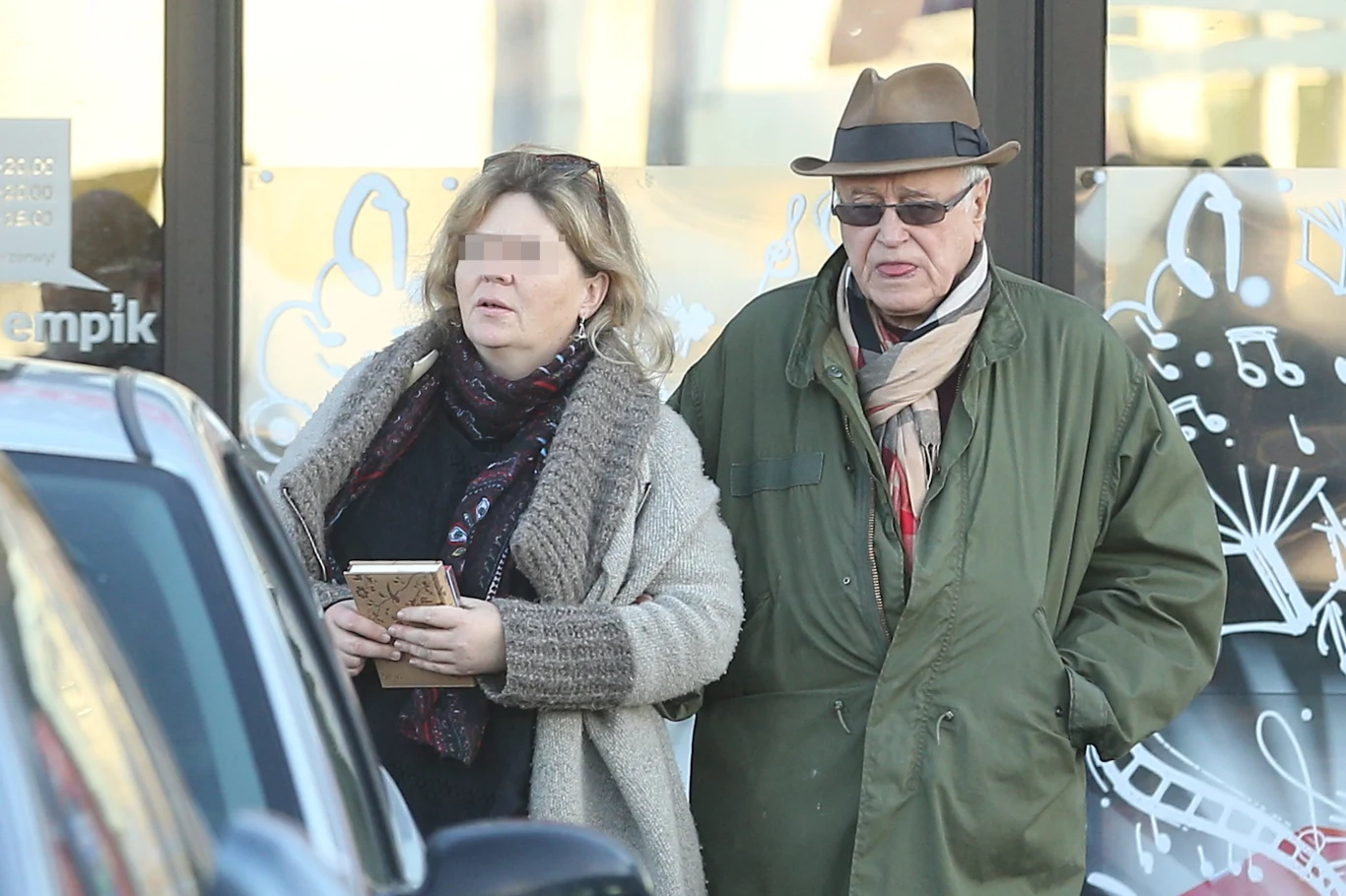 Jan Nowicki z żoną Jan Nowicki z żoną