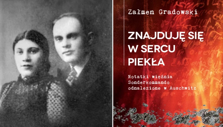 Na zdjeciu Załmen Gradowski z żoną Sonią Na zdjeciu Załmen Gradowski z żoną Sonią
