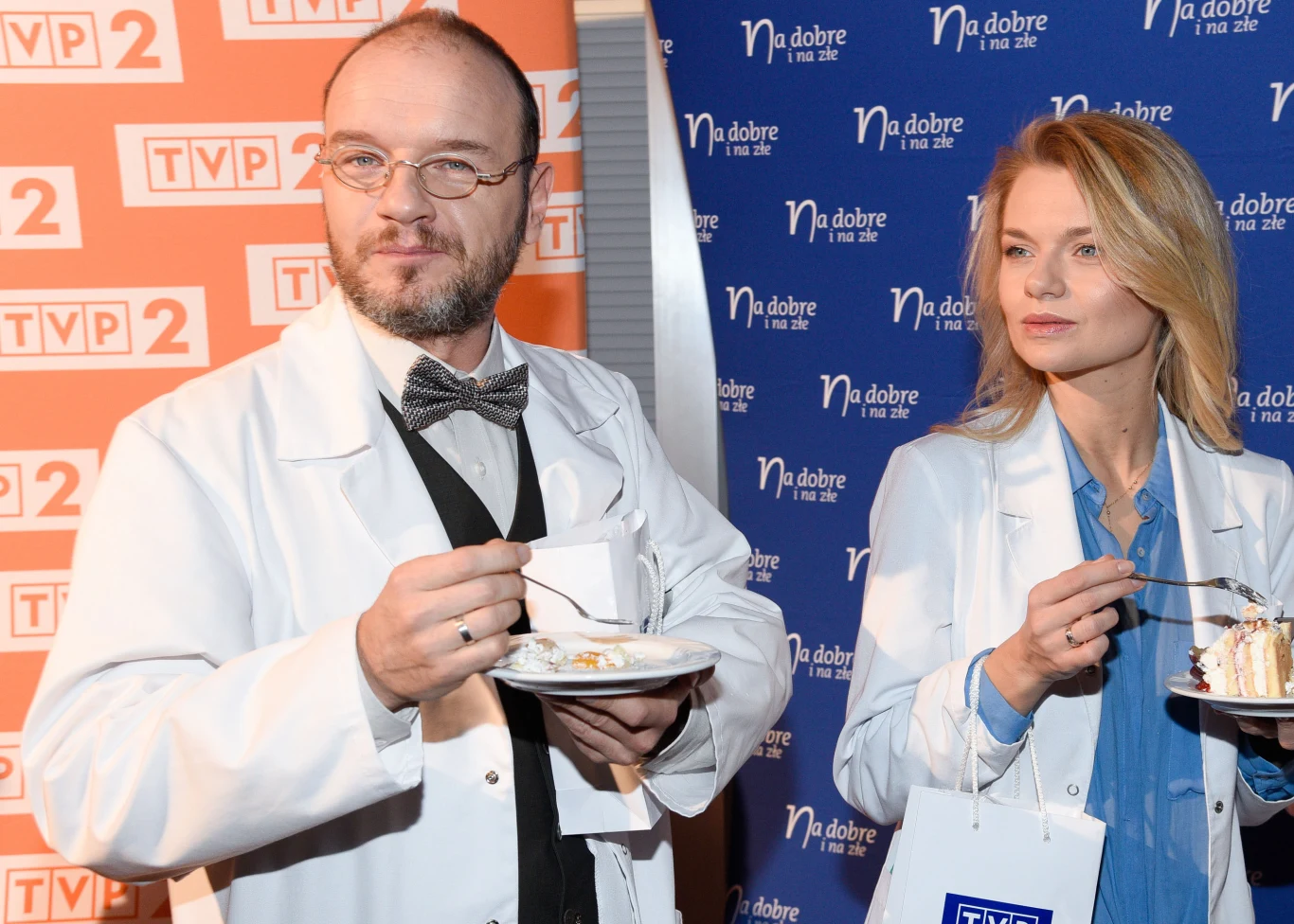 Emilia Komarnicka-Klynstra i Redbad Klynstra-Komarnicki: Osiemnastka serialu "Na dobre i na złe" Emilia Komarnicka-Klynstra i Redbad Klynstra-Komarnicki: Osiemnastka serialu "Na dobre i na złe"
