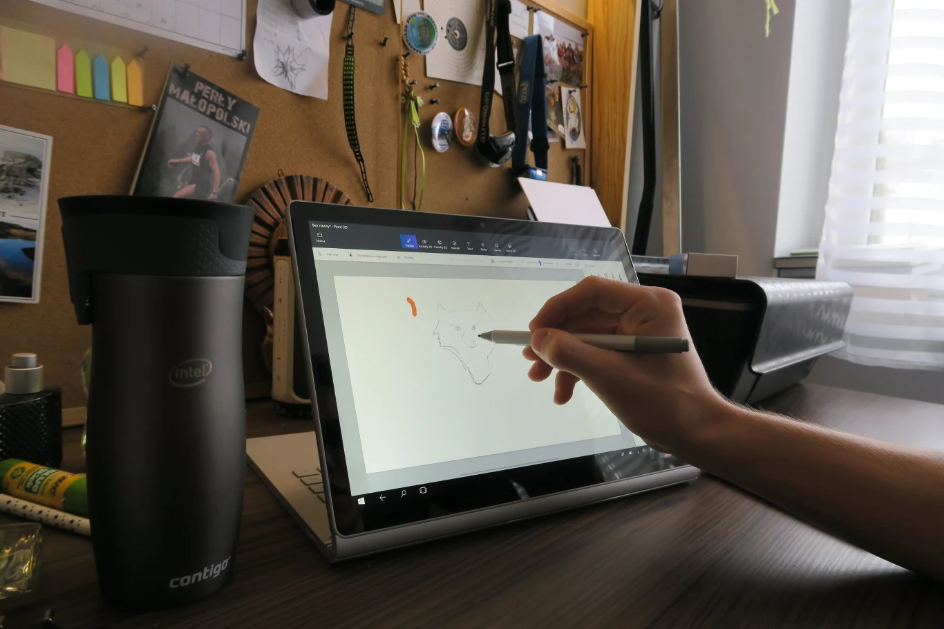 Microsoft Surface Book 2 - tryb rysowania Microsoft Surface Book 2 - tryb rysowania
