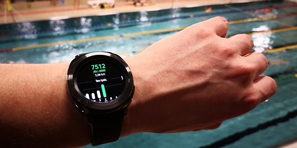 Samsung Gear Sport - podsumowanie dziennych aktywności