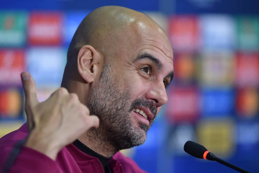 Pep Guardiola, trener Manchesteru City Pep Guardiola, trener Manchesteru City