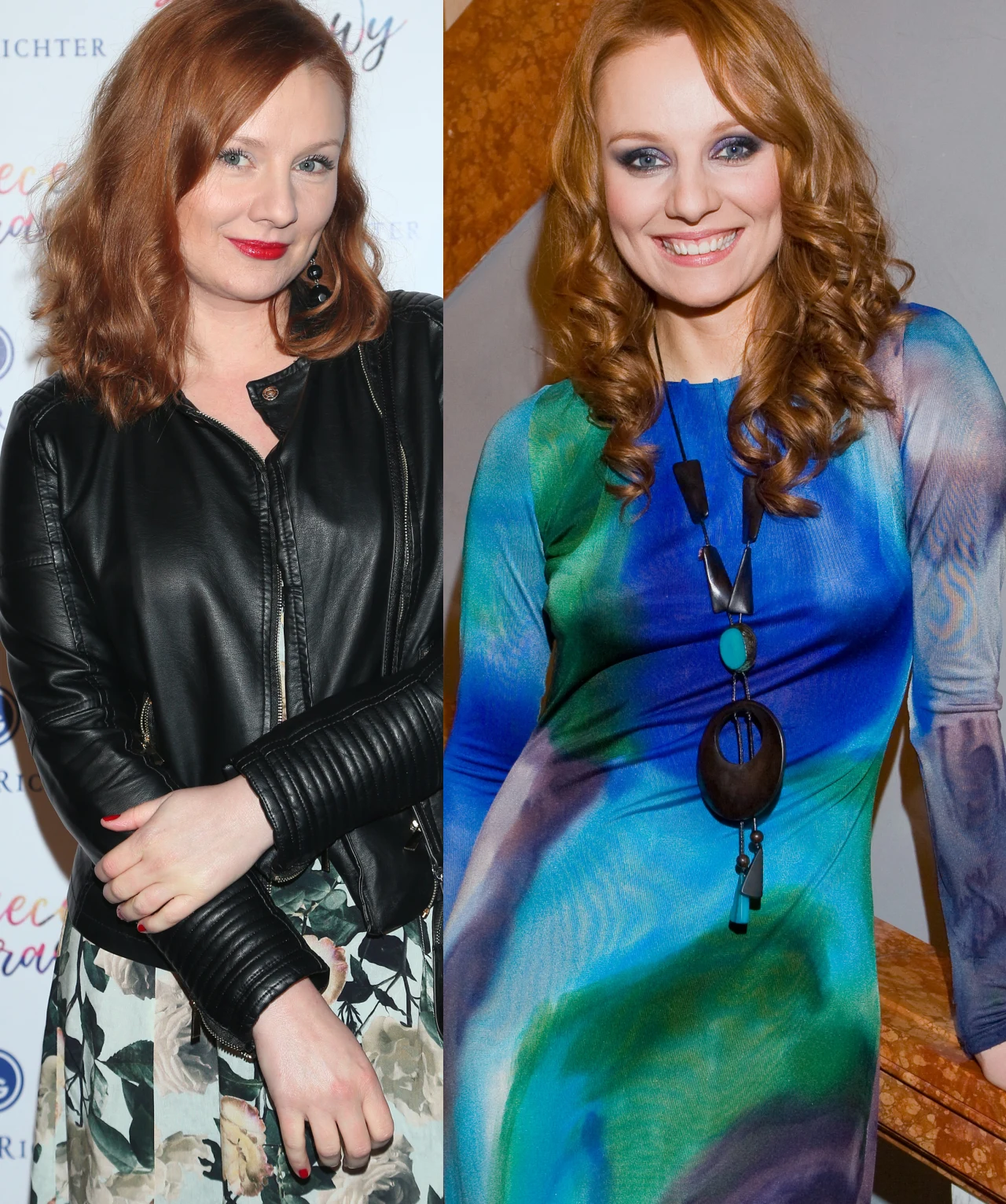 Ewelina Flinta obecnie (po lewej) i przed laty (po prawej)