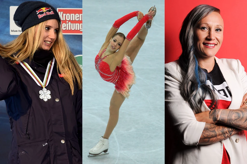 Anna Gasser, Carolina Kostner i Kaillie Humphries