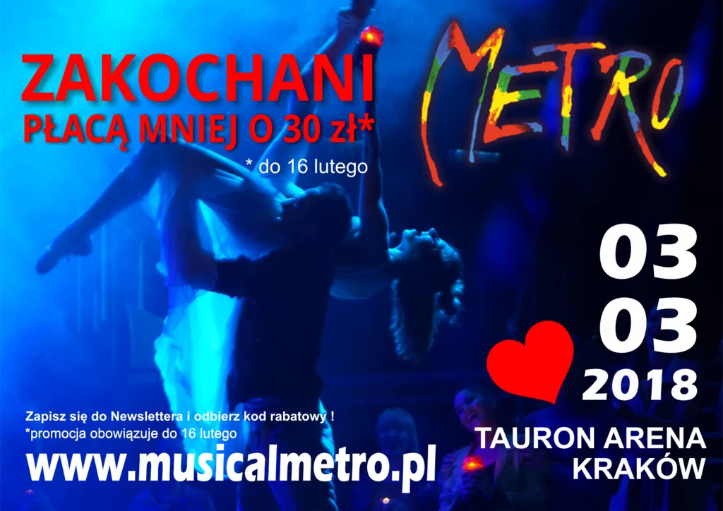 Legendarny Polski Musical Metro już niedługo w Tauron Arenie