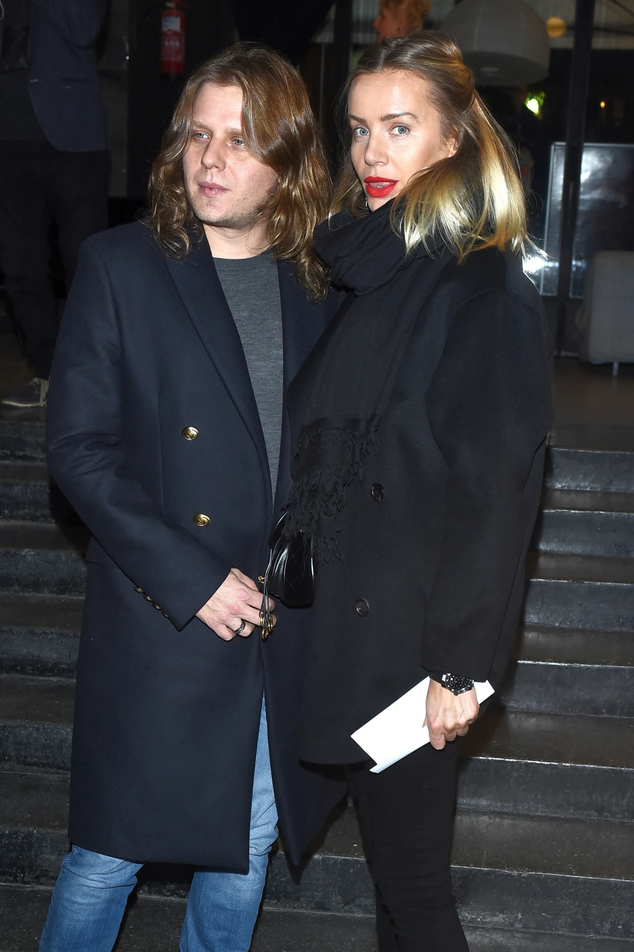 Agnieszka Woźniak-Starak z mężem Piotrem Agnieszka Woźniak-Starak z mężem Piotrem