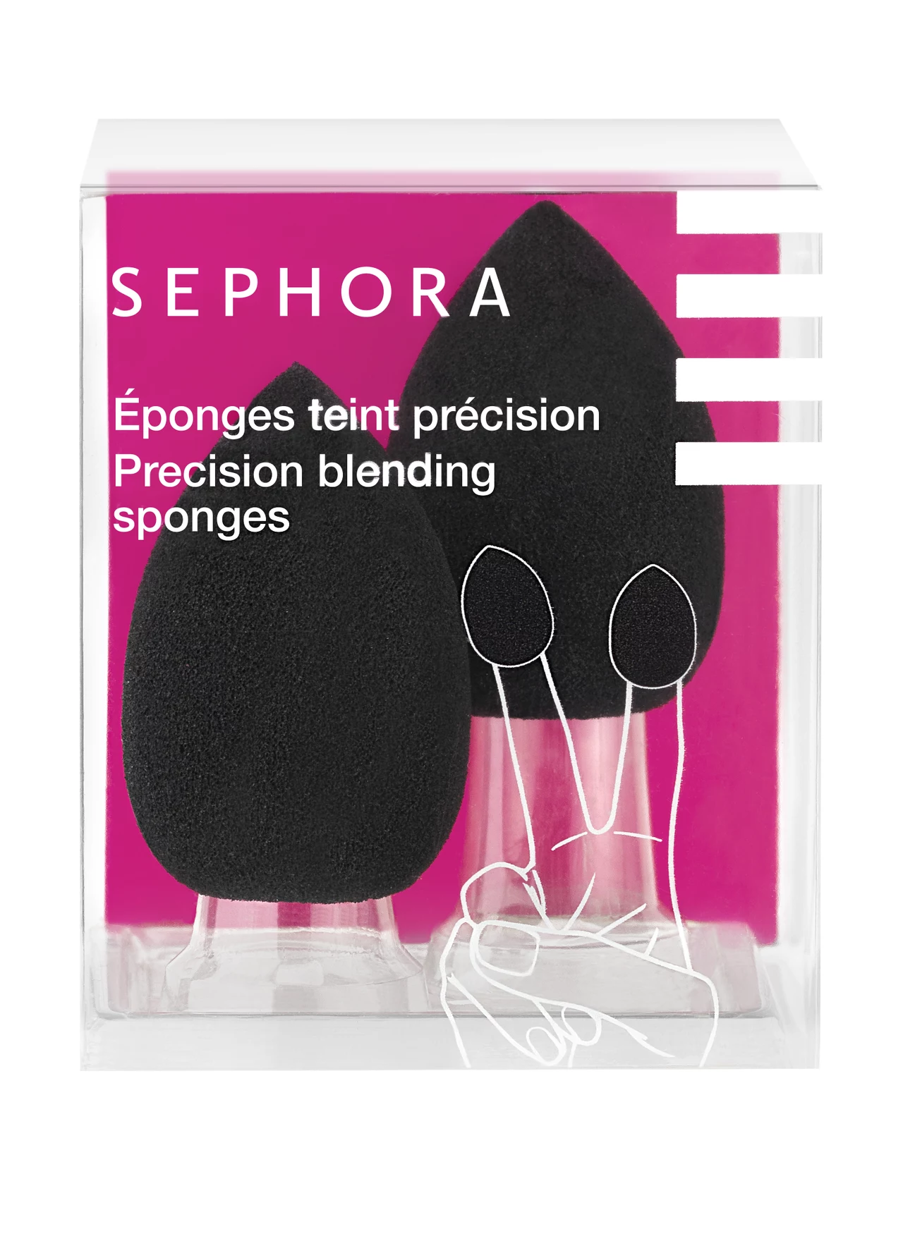 Precision blending sponges - zaprojektowane z myślą o tych, które lubią malować się palcami, jednocześnie zapewniając sobie maksymalną higienę Precision blending sponges - zaprojektowane z myślą o tych, które lubią malować się palcami, jednocześnie zapewniając sobie maksymalną higienę