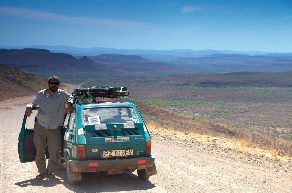 Na bezdrożach Namibii podczas poprzedniej wyprawy /Fot. facebook.com/ArkadyFiedler