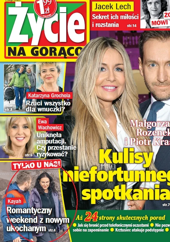 O nowym ukochanym Kayah i ich romantycznym wypadzie w góry donosi tygodnik "Życie na gorąco" 