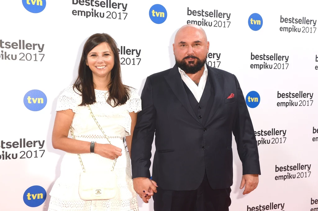 Patryk Vega z żoną na gali Bestsellerów Empiku