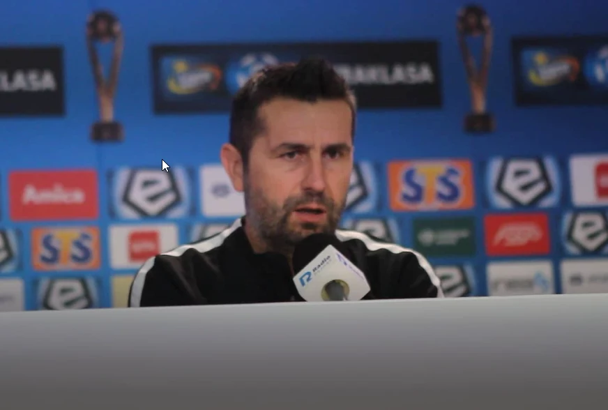 Trener Lecha Poznań Nenad Bjelica Trener Lecha Poznań Nenad Bjelica