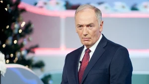 Karol Strasburger na planie "Familiady"