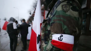 Marsz Żołnierzy Wyklętych w Hajnówce w 2017 r.