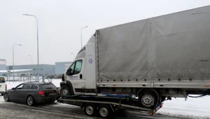 Auto dostawcze była wyraźnie zbyt duże i za ciężkie