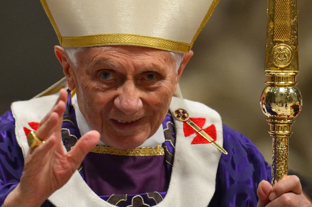 Benedykt XVI, zdjęcie pochodzi z 2013 roku