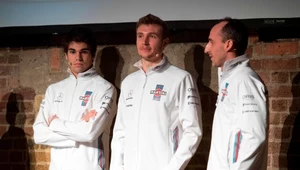 Od lewej Lance Stroll, Sergey Sirotkin i Robert Kubica