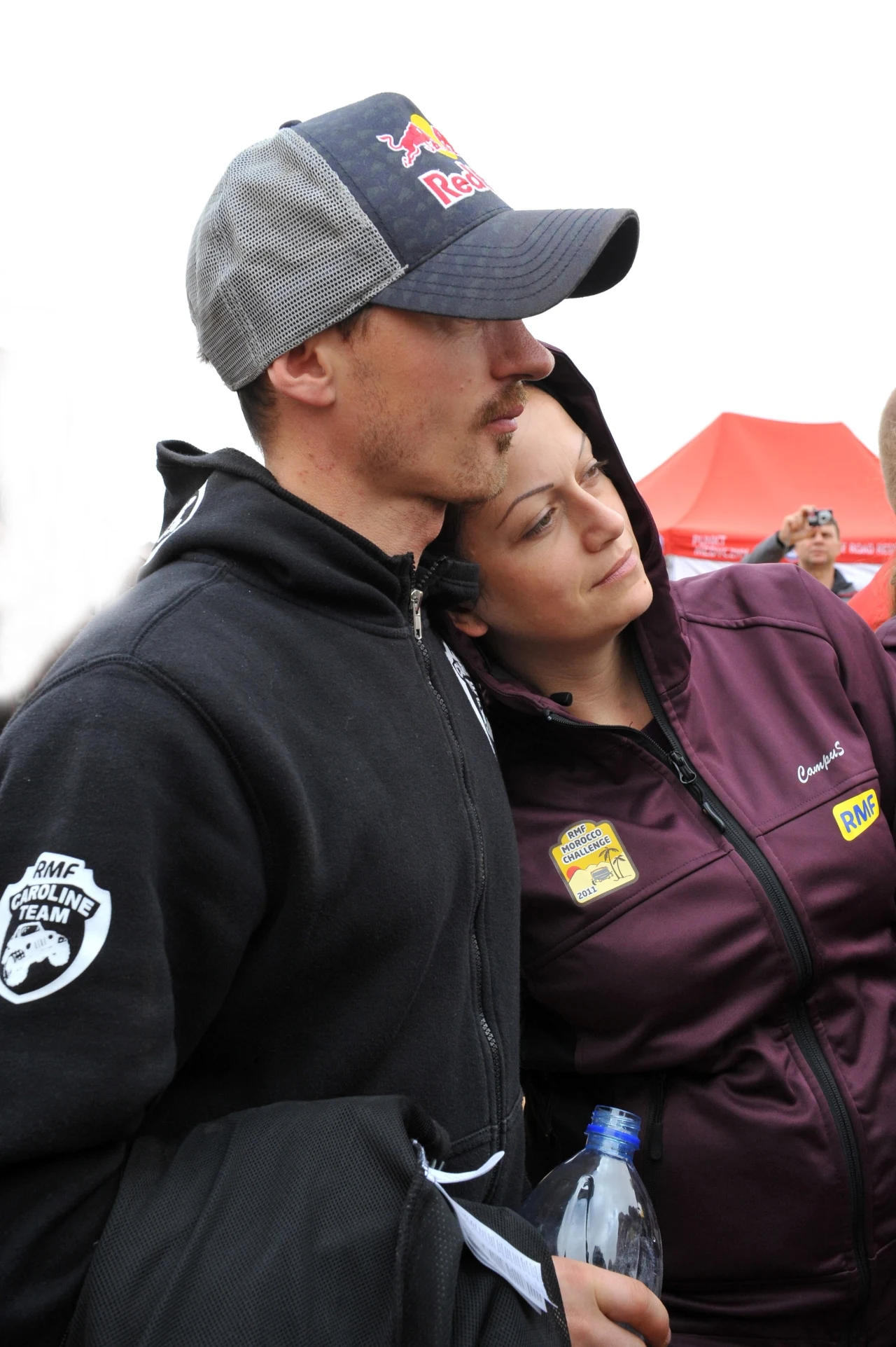 Adam Małysz z żoną Izabelą