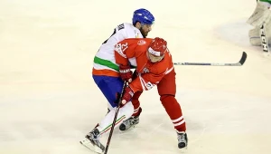 Damian Kapica podczas meczu z Włochami