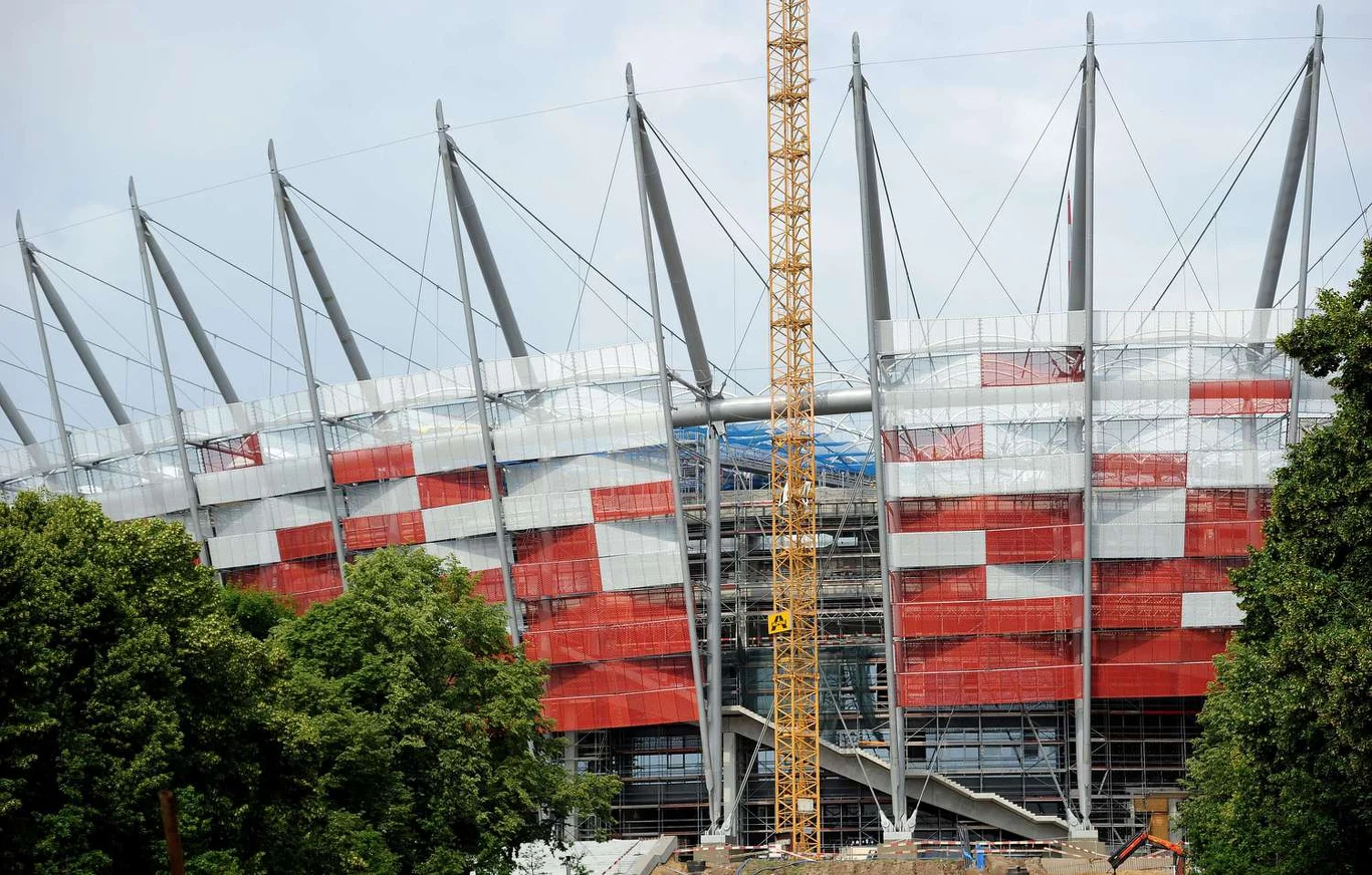 Tak powstawał Stadion Narodowy w Warszawie Tak powstawał Stadion Narodowy w Warszawie
