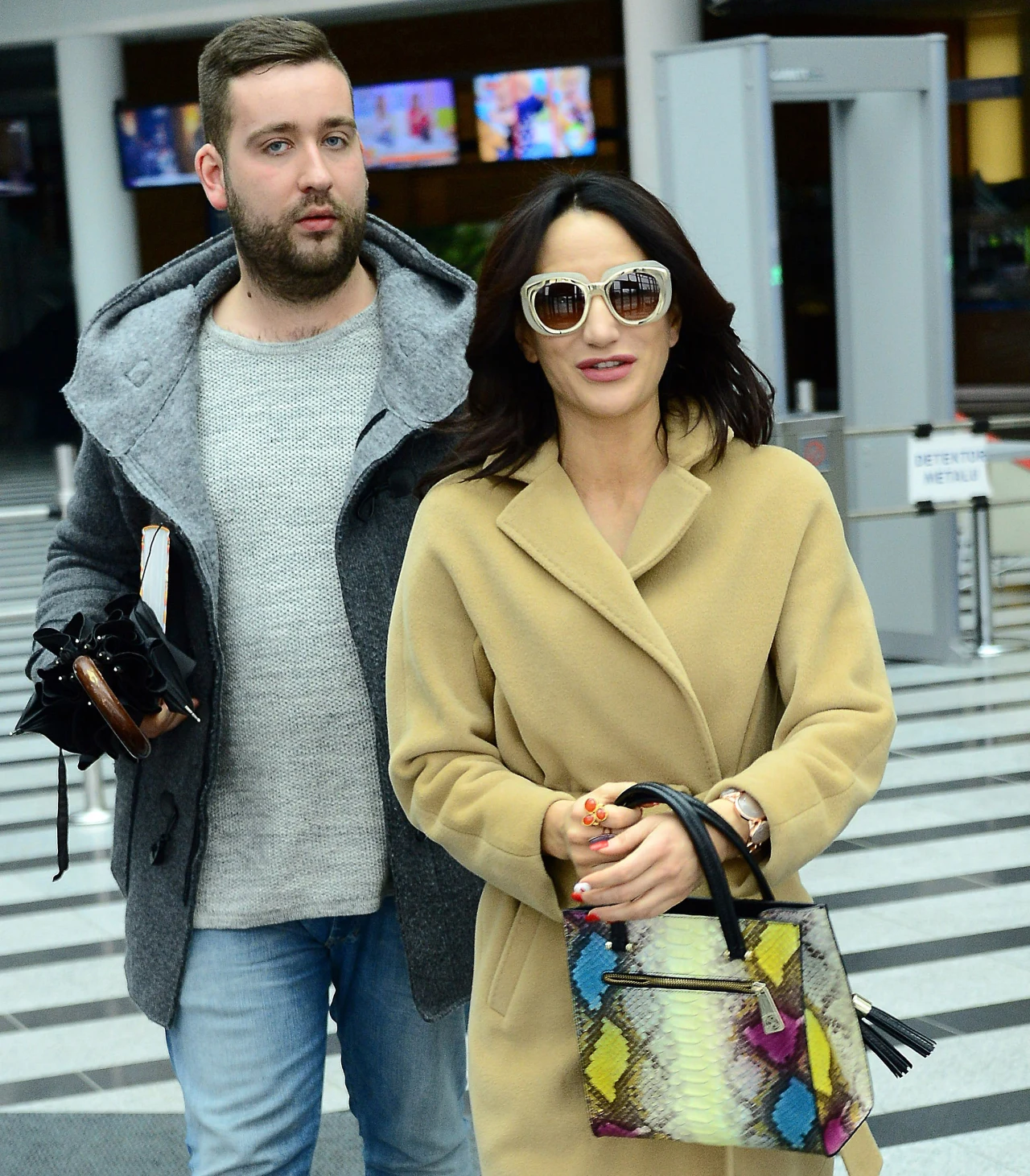 Justyna Steczkowska z menedżerem Justyna Steczkowska z menedżerem