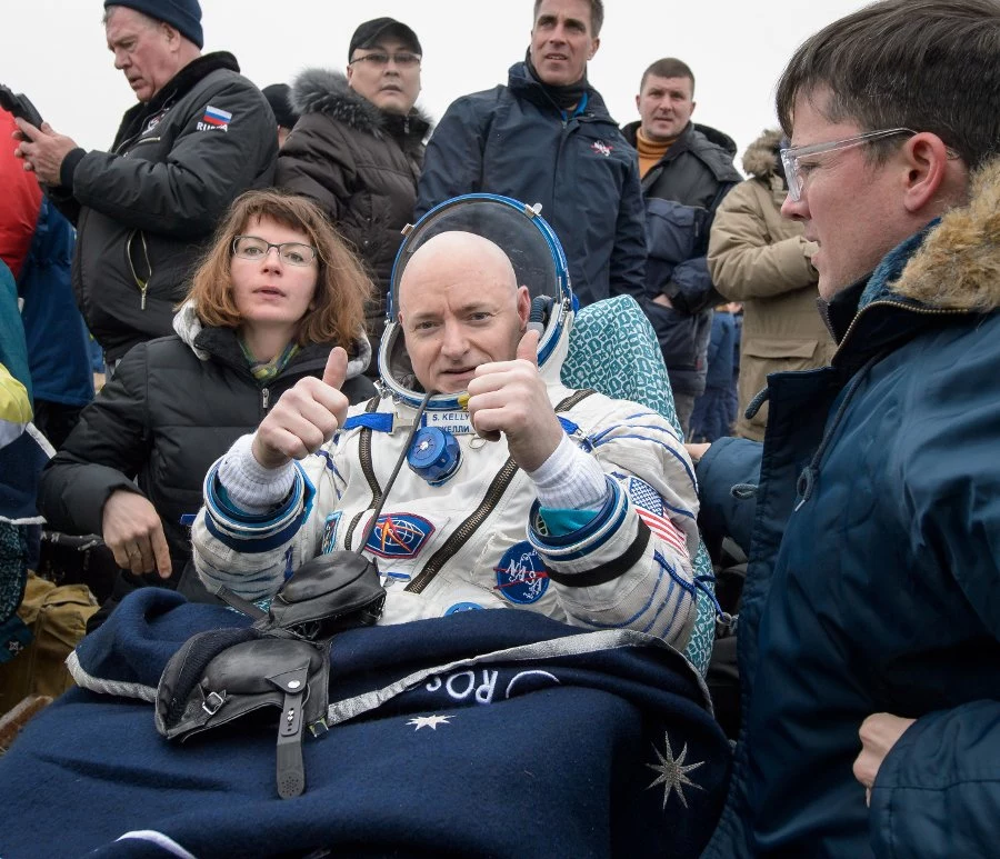 Scott Kelly po powrocie na Ziemię