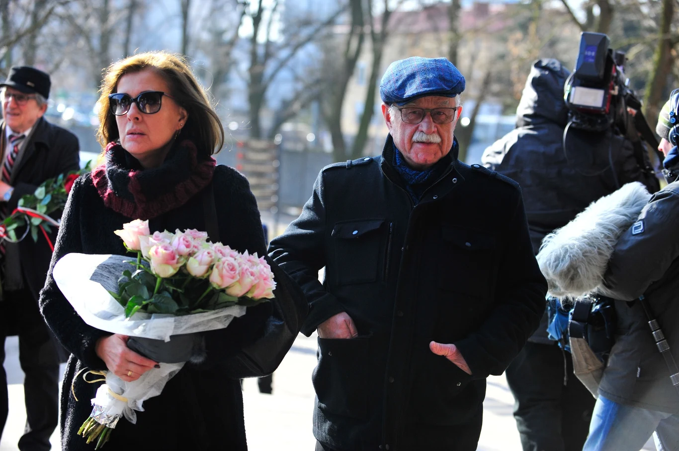 W uroczystościach pogrzebowych wziął także udział Jan Pietrzak.