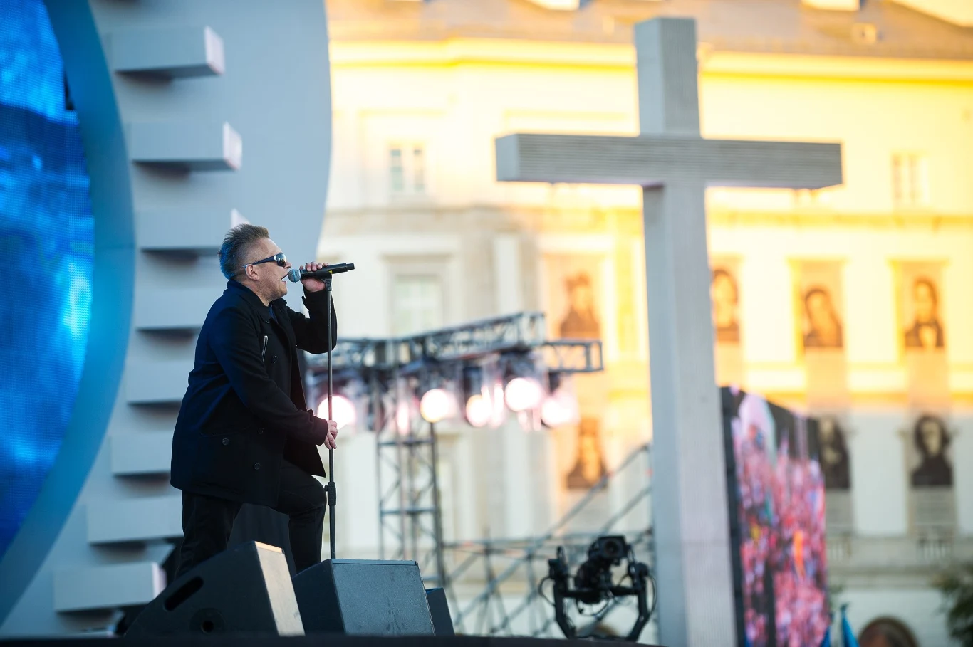 Muniek Staszczyk podczas Światowych Dni Młodzieży Muniek Staszczyk podczas Światowych Dni Młodzieży