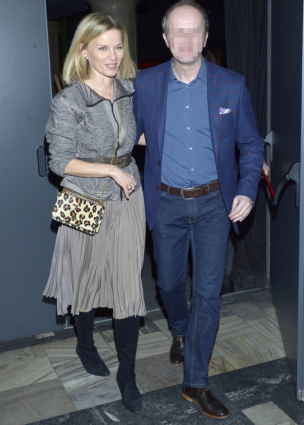 Małgorzata Foremniak z tajemniczym mężczyzną