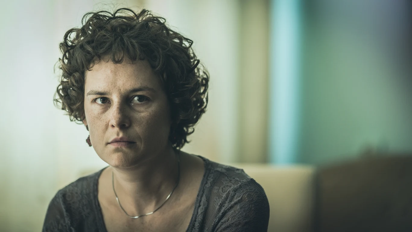 Agnieszka Podsiadlik w scenie z "Twarzy"