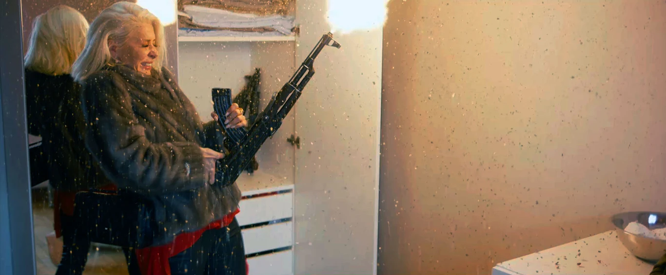 Katarzyna Warnke jako jedna z "kobiet mafii" Katarzyna Warnke jako jedna z "kobiet mafii"