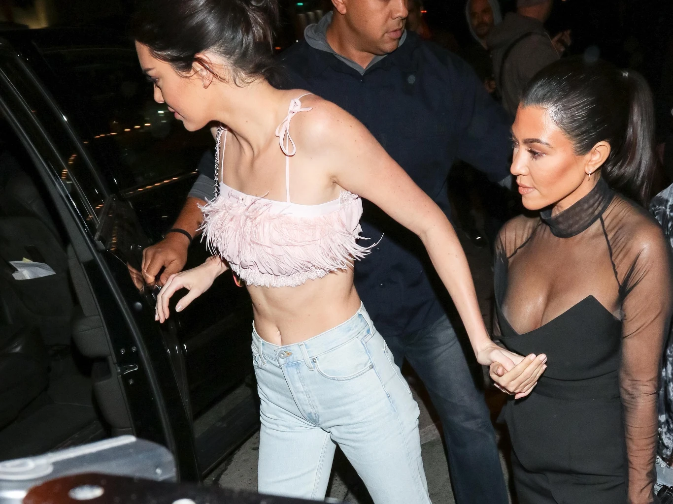 Kourtney Kardashian z siostrą Kourtney Kardashian z siostrą