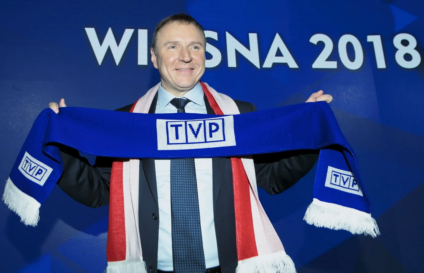 Jacek Kurski na wiosennej ramówce TVP Jacek Kurski na wiosennej ramówce TVP