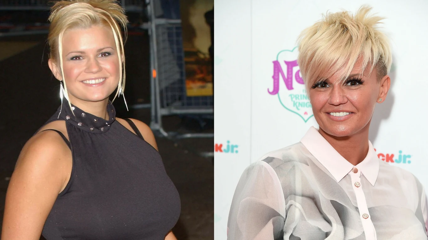 Kerry Katona w 2003 i 2017 roku