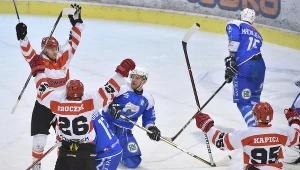 Radość hokeistów Comarch Cracovii