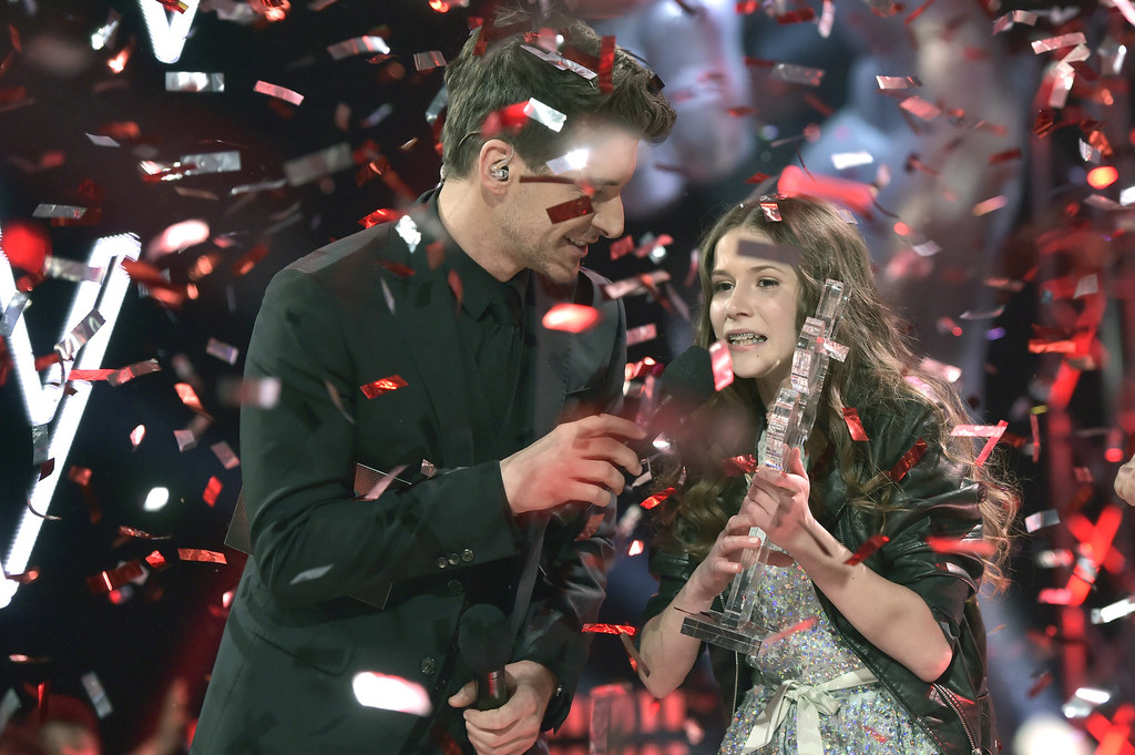 Roksana Węgiel i Tomasz Kammel w finale "The Voice Kids"