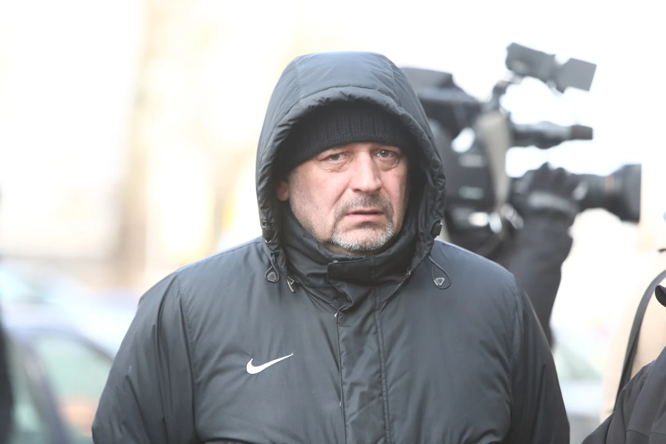 Także Artur Dziurman przyjechał do Legionowa pożegnać Agnieszkę Kotulankę.
