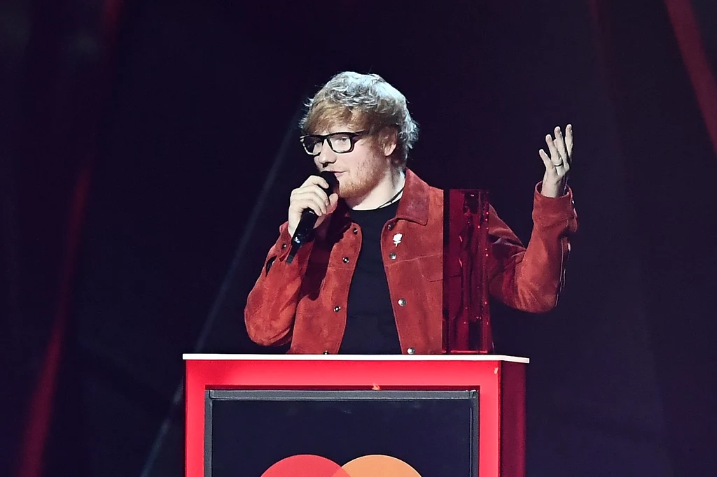 Ed Sheeran na gali BRIT Awards