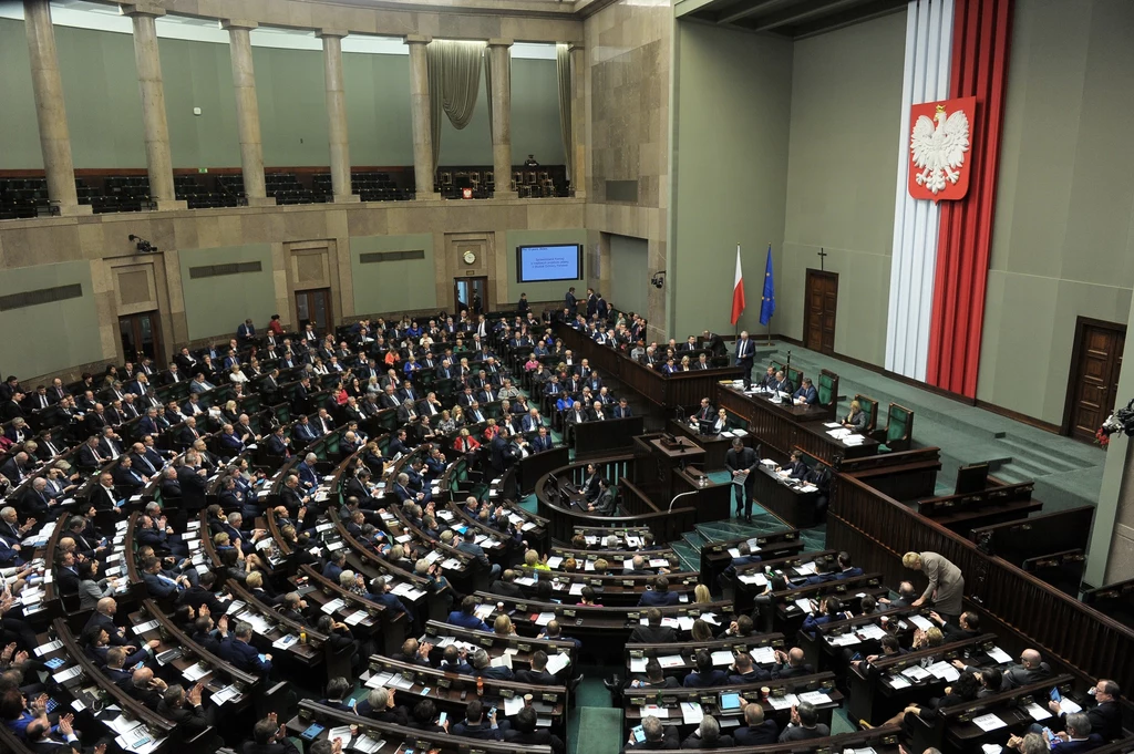 Sala plenarna w Sejmie Sala plenarna w Sejmie