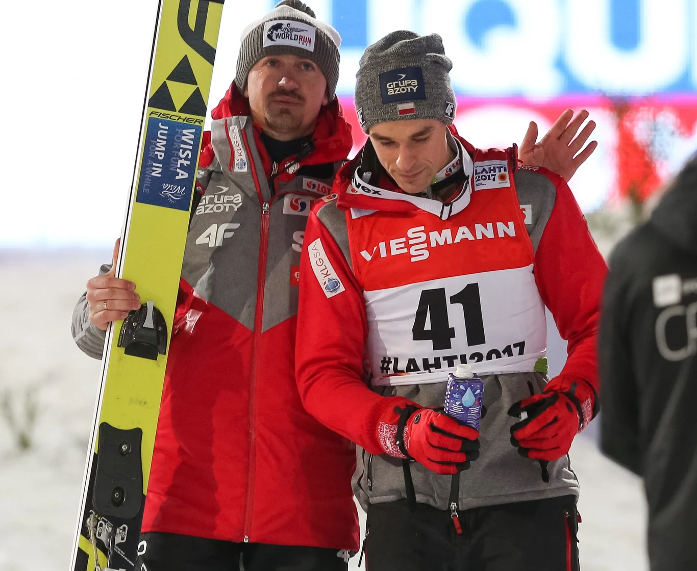 Adam Małysz i Piotr Żyła Adam Małysz i Piotr Żyła