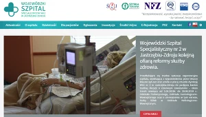 Oświadczenie na stronie szpitala w Jastrzębiu Zdroju
