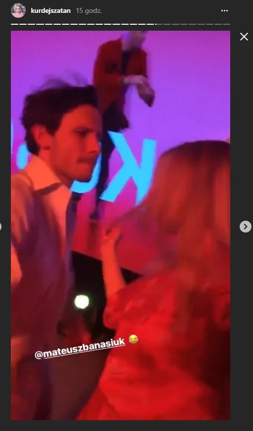 Bawiącego się Mateusza Banasiuka nagrała Barbara Kurdej-Szatan Bawiącego się Mateusza Banasiuka nagrała Barbara Kurdej-Szatan