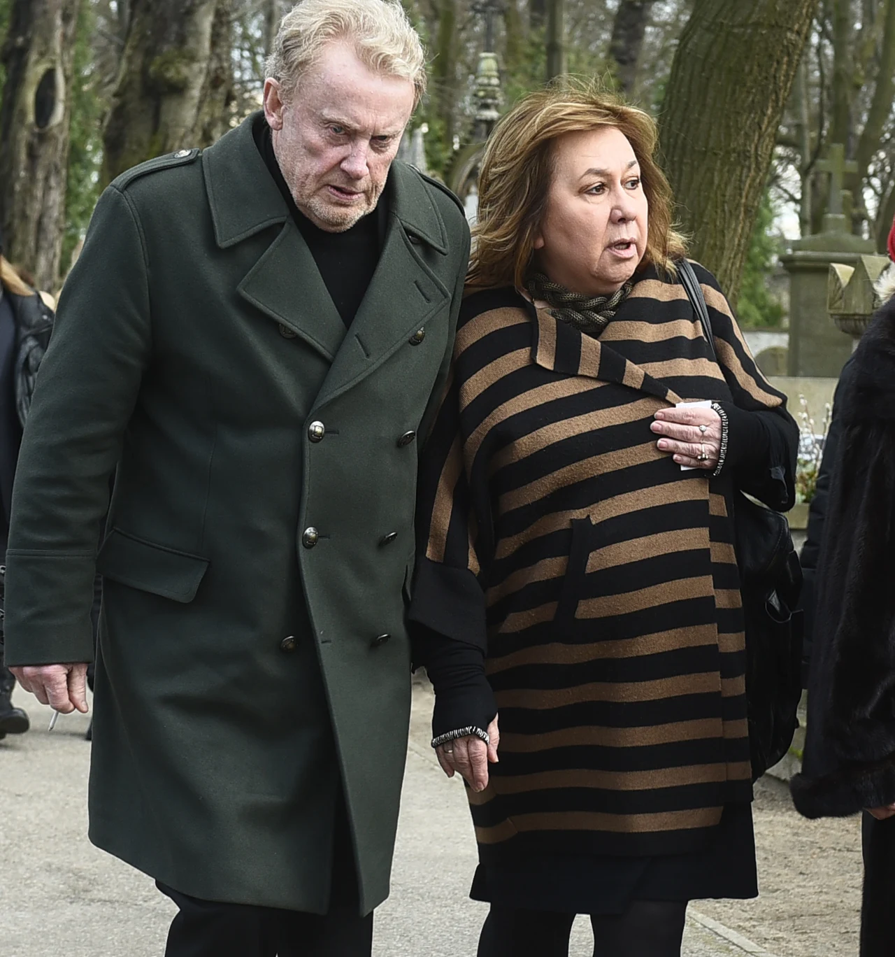 Daniel Olbrychski z żoną Krystyną