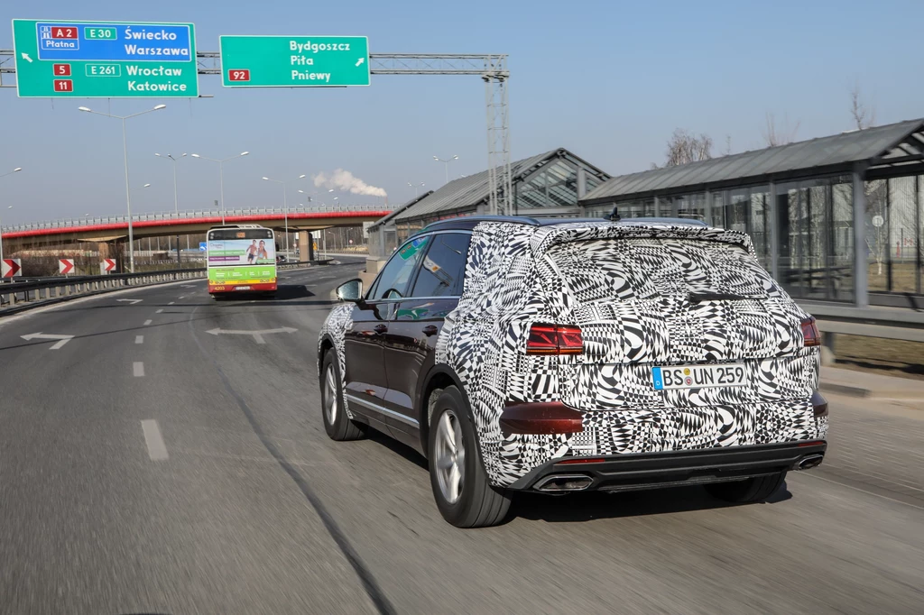 Nowy VW Touareg na polskich drogach