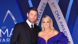 Mike FIsher i piosenkarka Carrie Underwood.